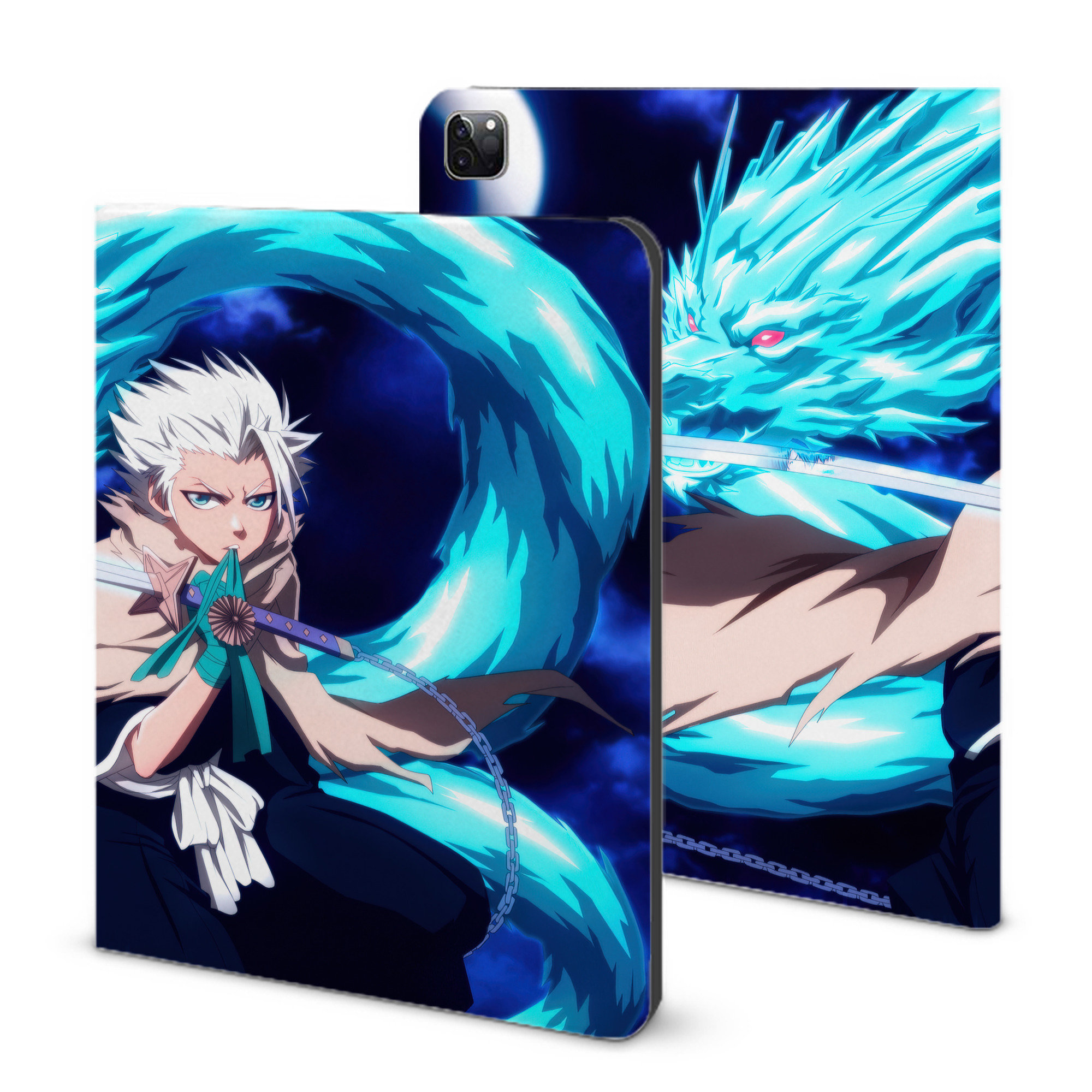 （画像用） ブリーチ BLEACH IPad ケース ブック型 PUレザー TPU 耐衝撃 軽量 薄型 ペン収納なし 全面保護 IPad 各モデル対応